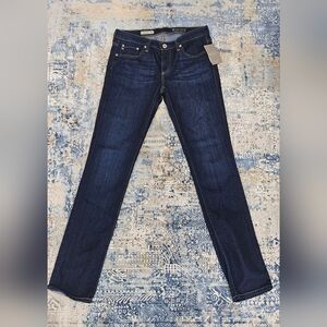 NWT Anthropologie Adriano Goldschmied SLIM STRAIGHT Jeans - Size 27